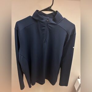 Nike Dark Blue Quarter-Zip Pullover